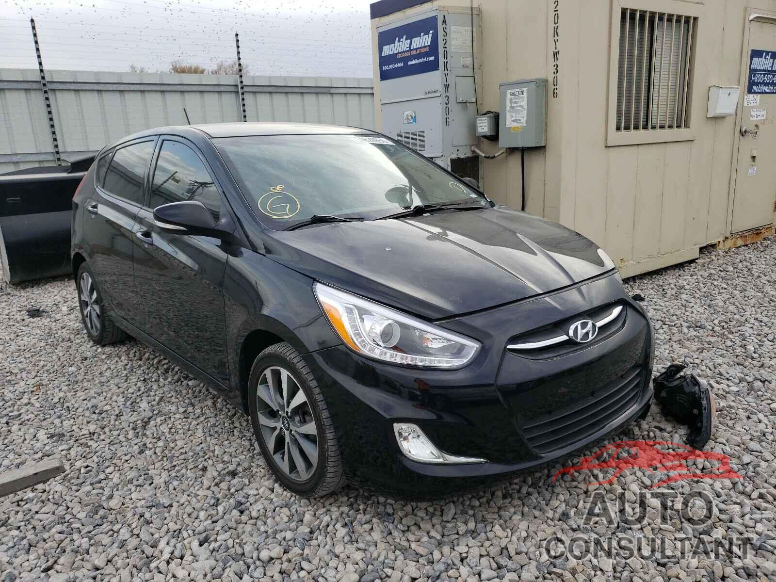 HYUNDAI ACCENT 2017 - KMHCU5AE8HU353630