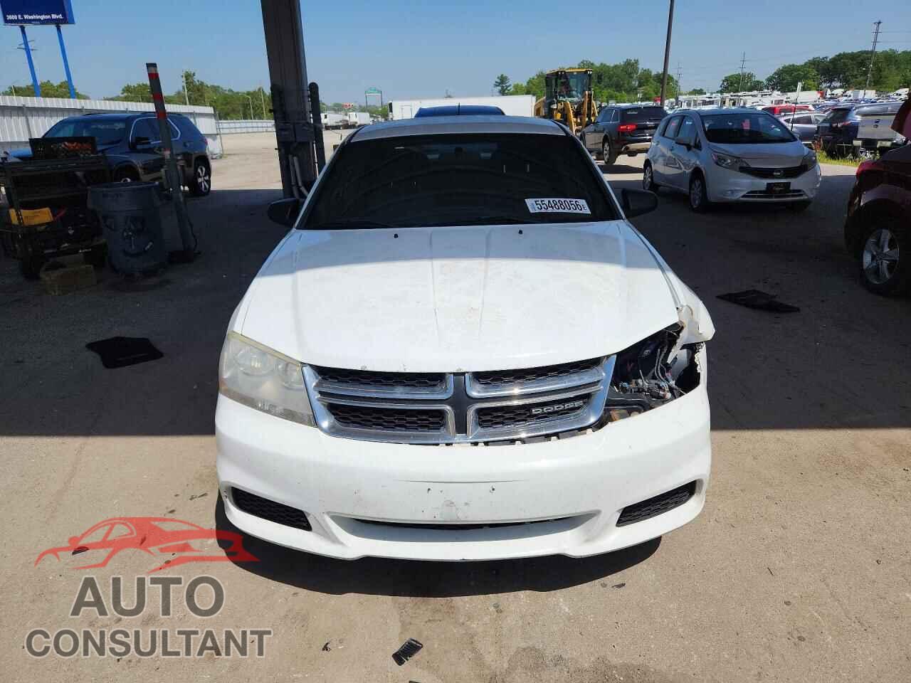 DODGE AVENGER 2012 - 1C3CDZAB2CN110615