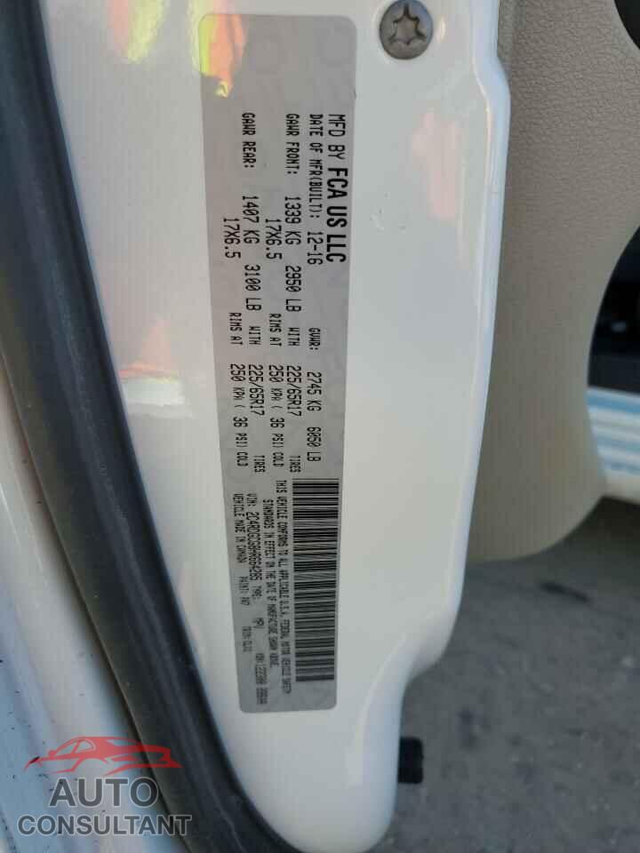DODGE CARAVAN 2017 - 2C4RDGCG8HR664285