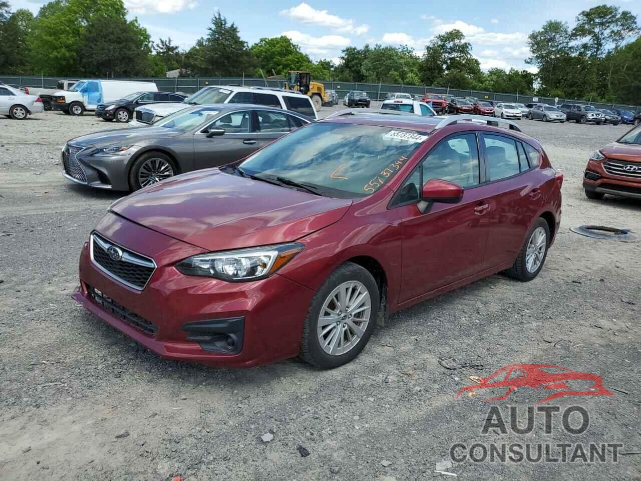 SUBARU IMPREZA 2018 - 4S3GTAB66J3703700