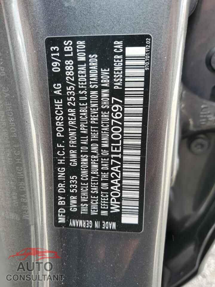 PORSCHE PANAMERA 2014 - WP0AA2A71EL007697