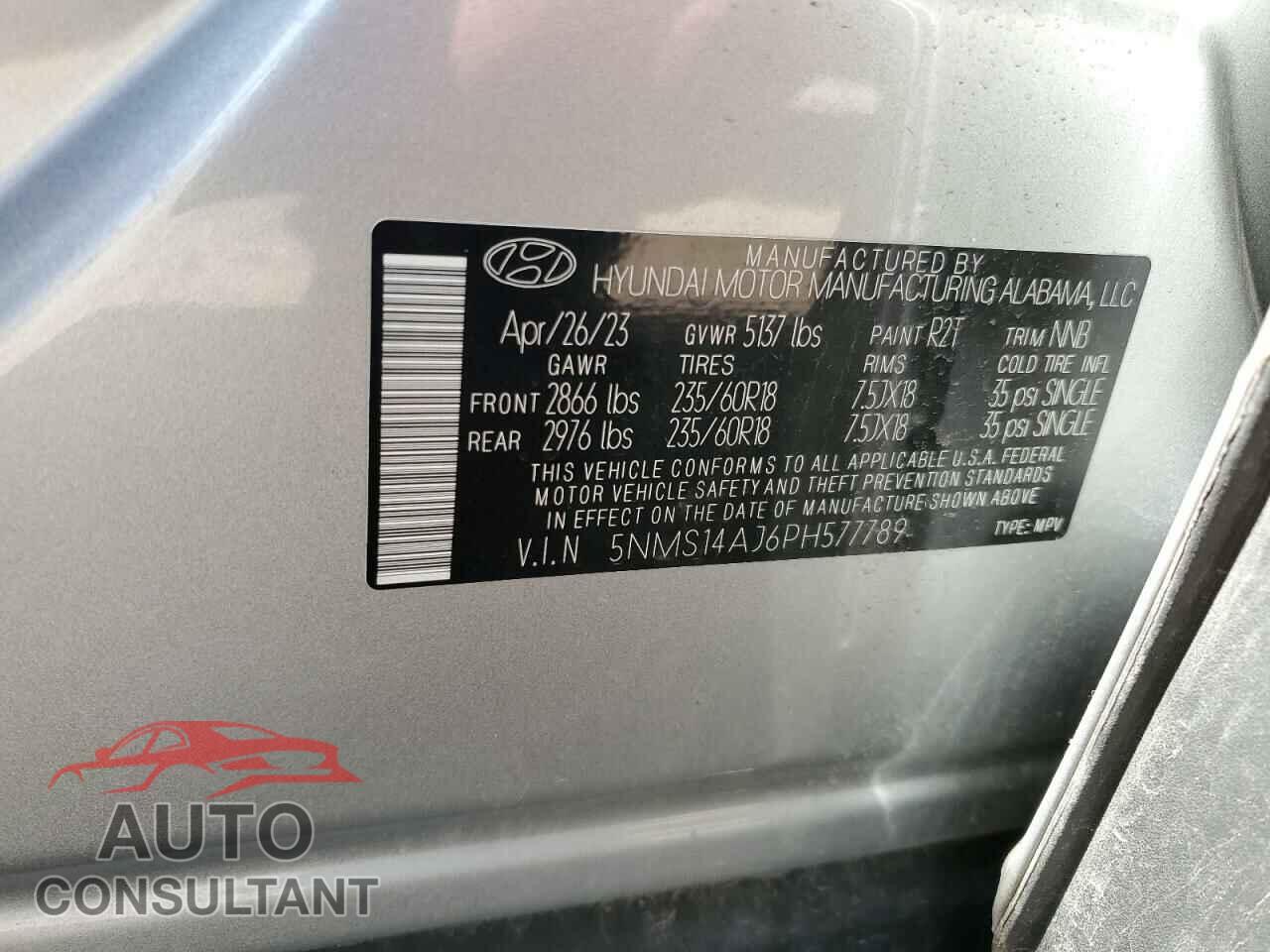 HYUNDAI SANTA FE 2023 - 5NMS14AJ6PH577789