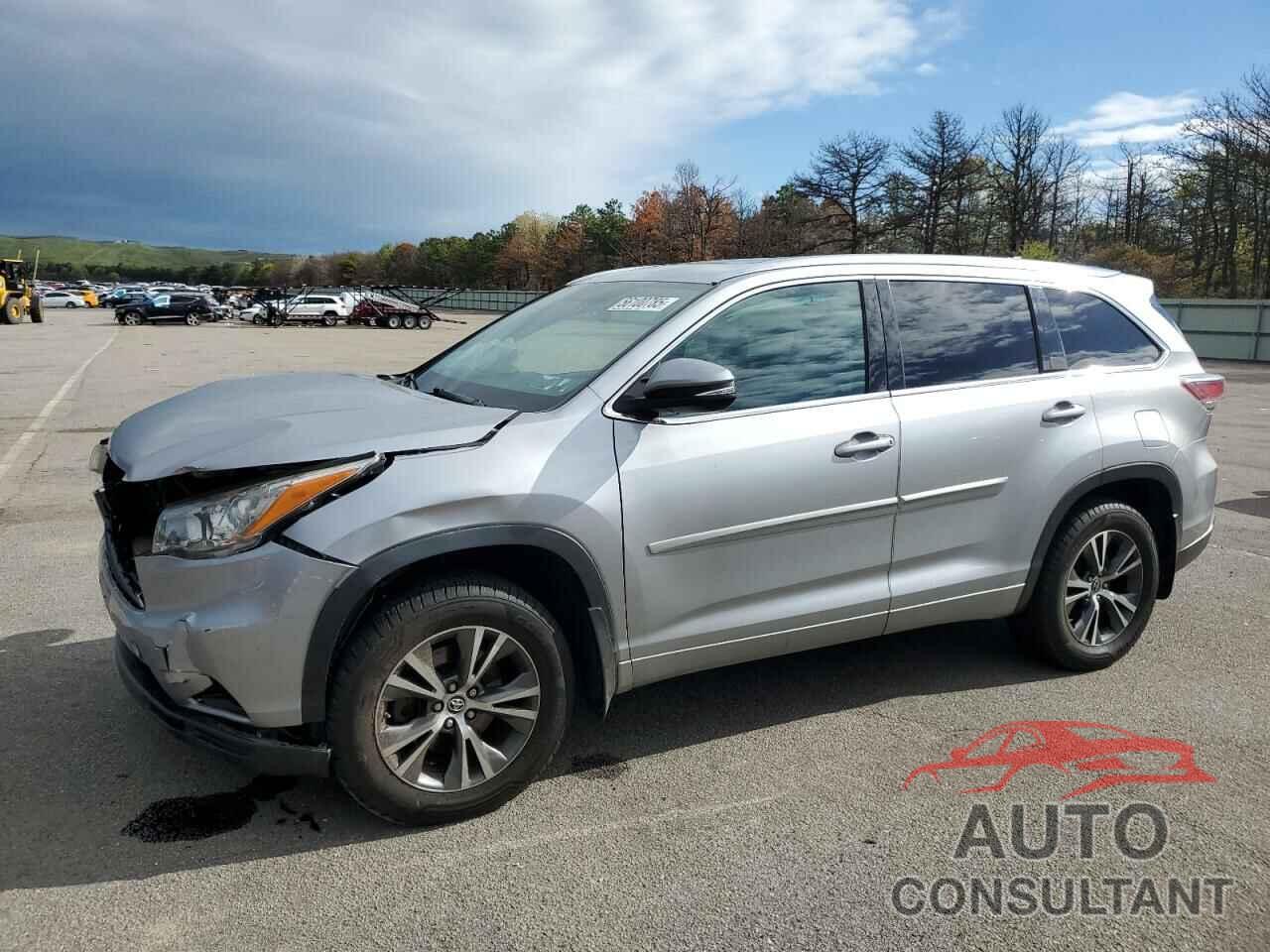 TOYOTA HIGHLANDER 2016 - 5TDJKRFHXGS246318