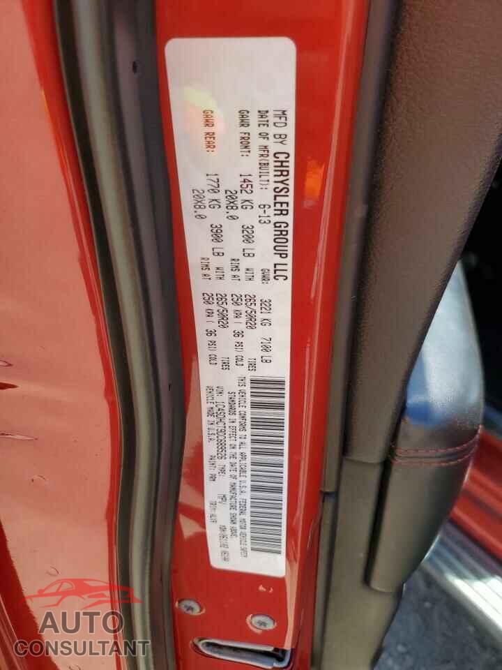 DODGE DURANGO 2013 - 1C4SDHCT9DC689526