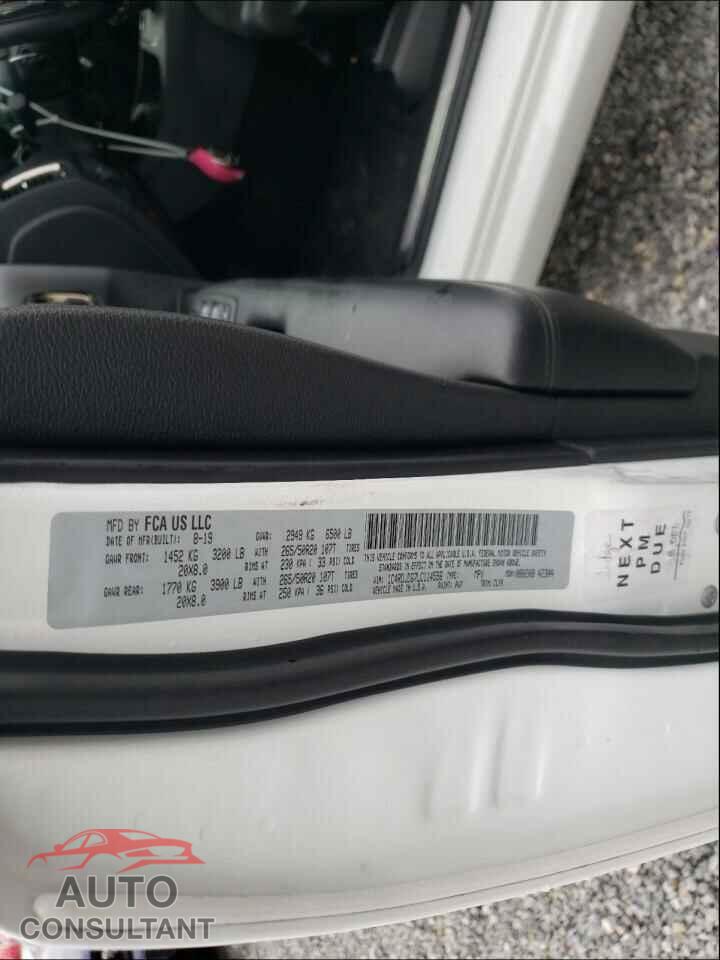 DODGE DURANGO 2020 - 1C4RDJDG7LC114556