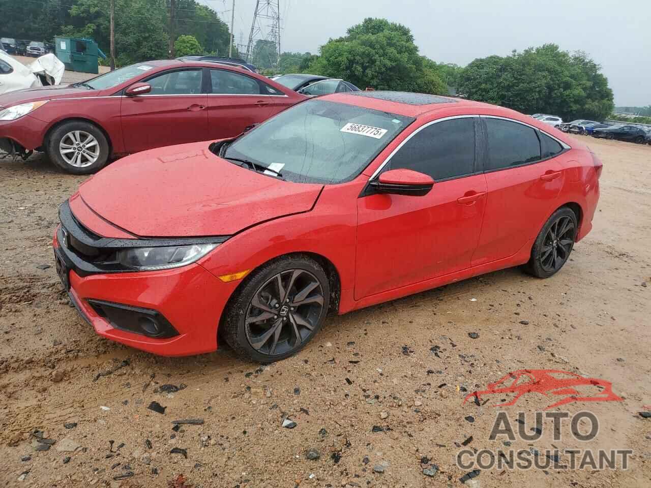 HONDA CIVIC 2019 - 2HGFC2F87KH593835