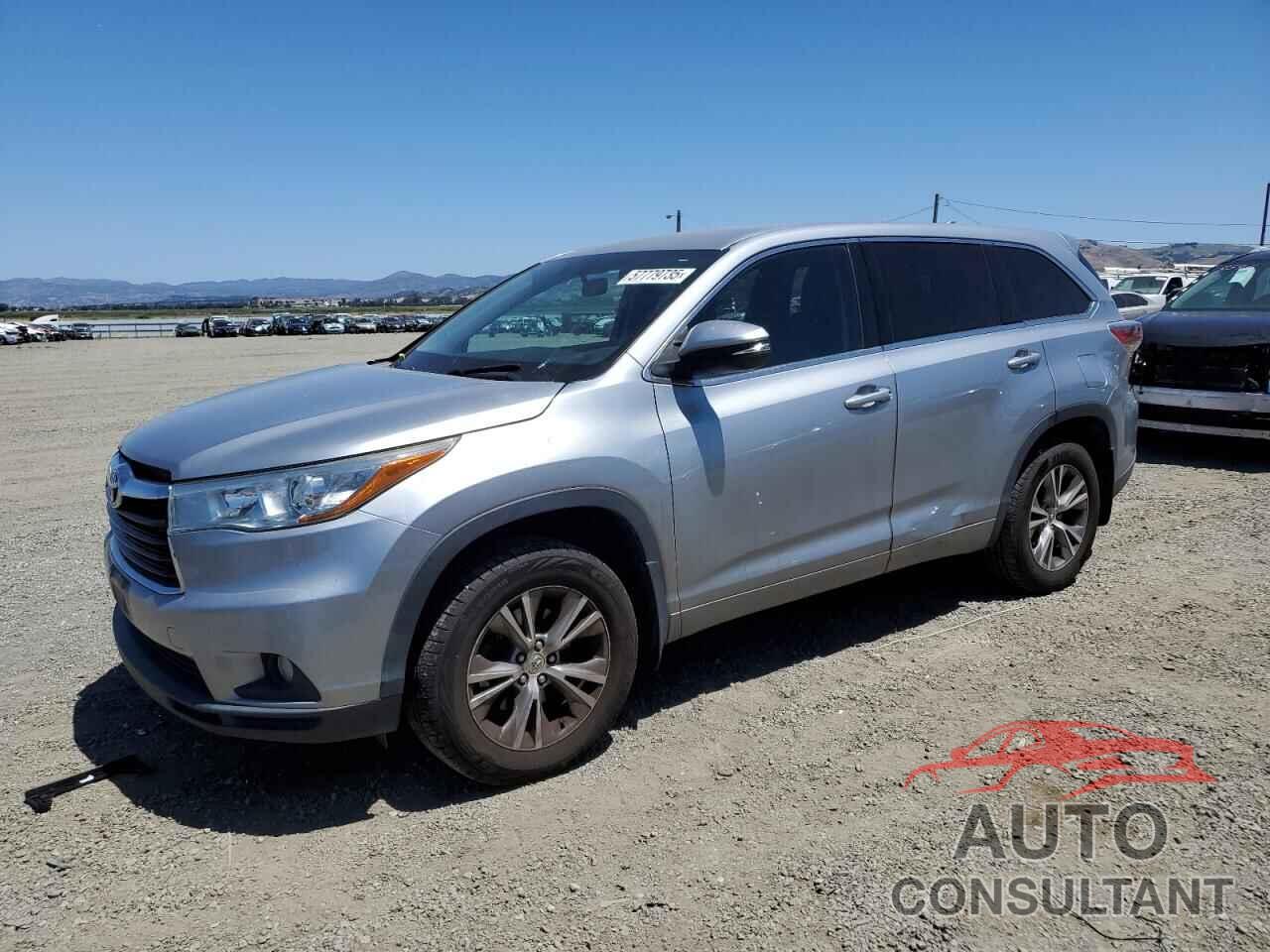 TOYOTA HIGHLANDER 2015 - 5TDBKRFHXFS209806