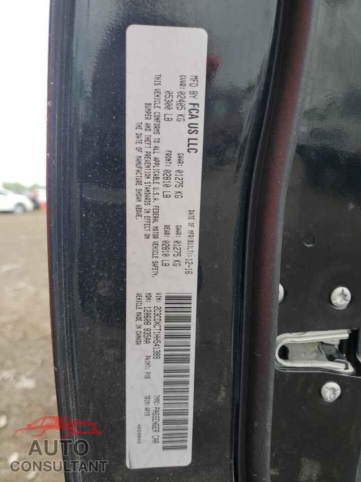 DODGE CHARGER 2017 - 2C3CDXCT1HH541389