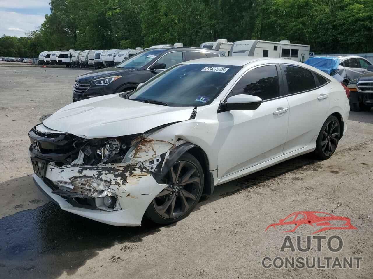 HONDA CIVIC 2019 - 2HGFC2F82KH597324