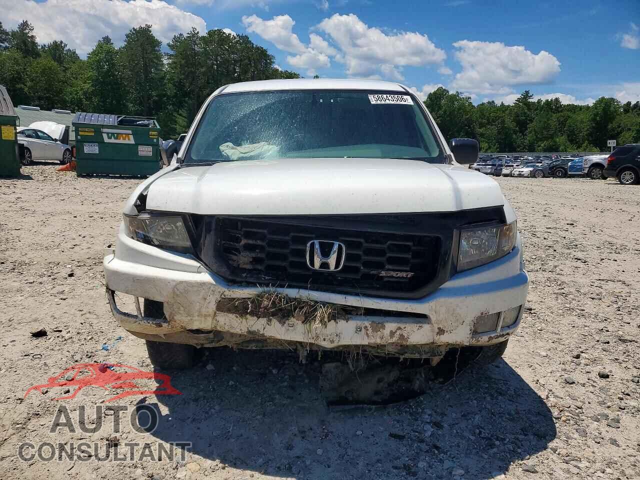 HONDA RIDGELINE 2013 - 5FPYK1F74DB011587