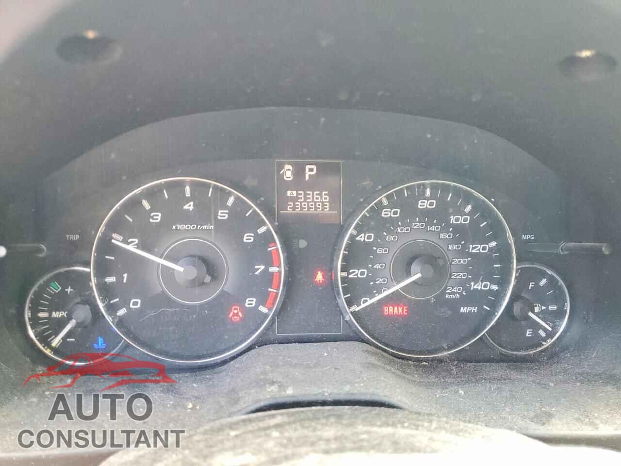 SUBARU OUTBACK 2011 - 4S4BRBKC6B3347752