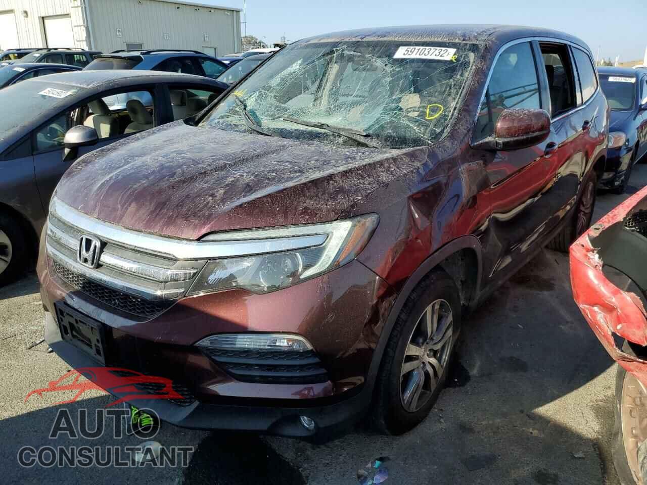HONDA PILOT 2017 - 5FNYF5H32HB039960