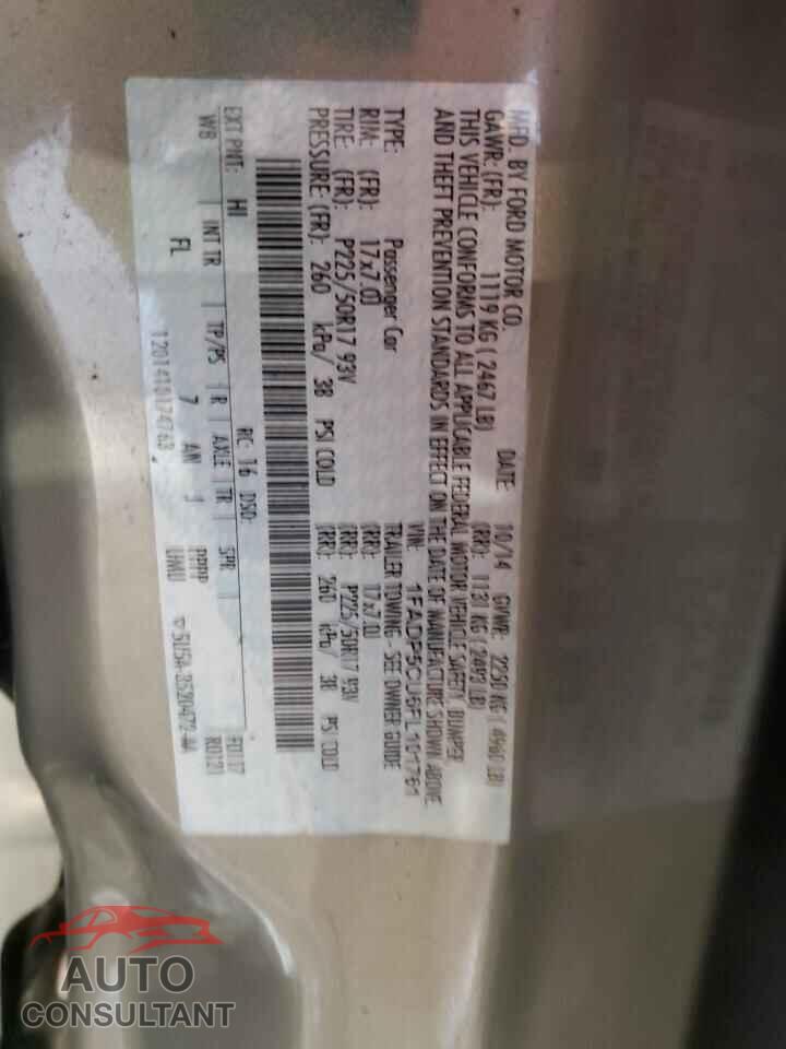 FORD CMAX 2015 - 1FADP5CU6FL101761