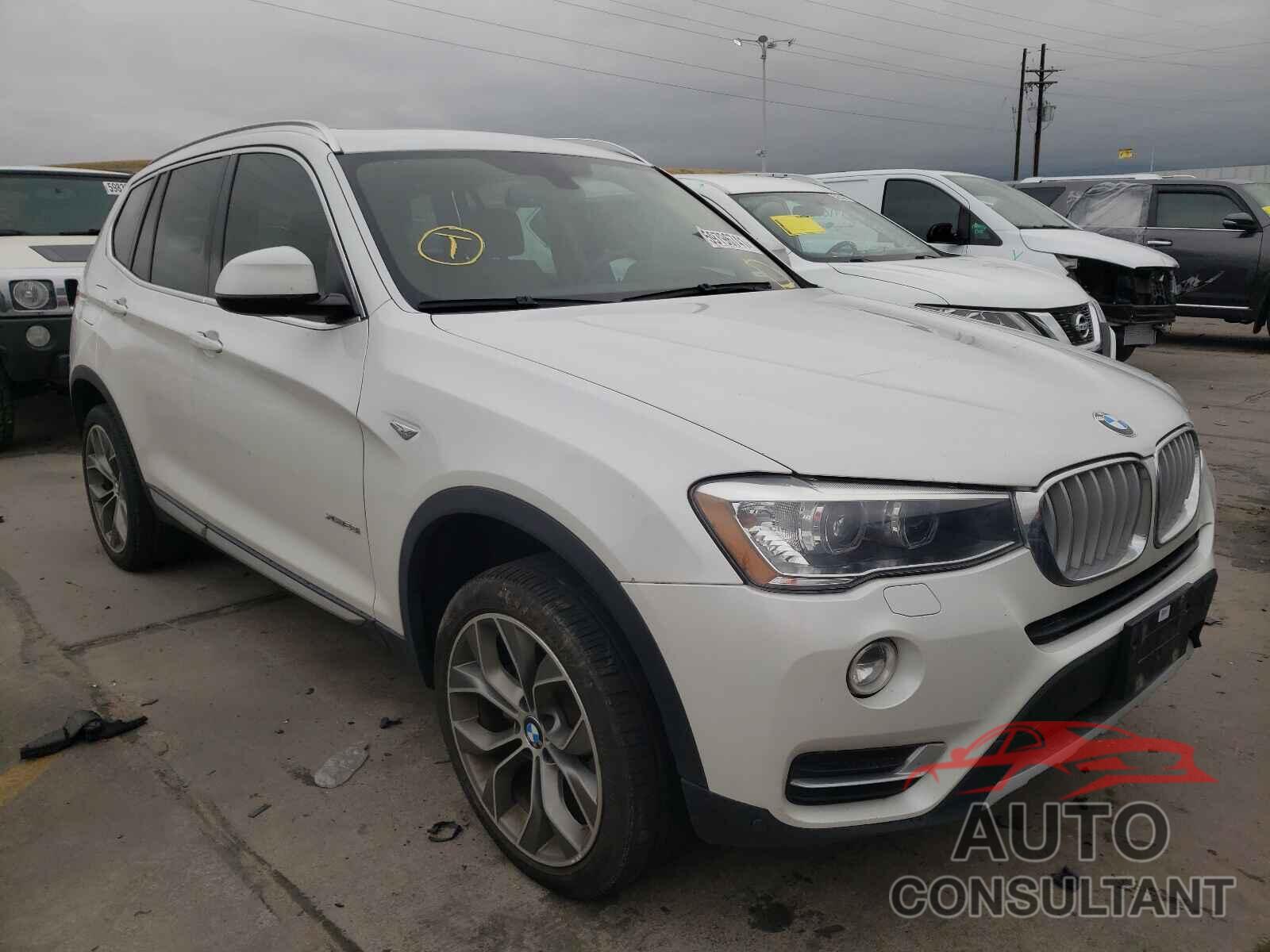 BMW X3 2016 - 5UXWX9C55G0D79154