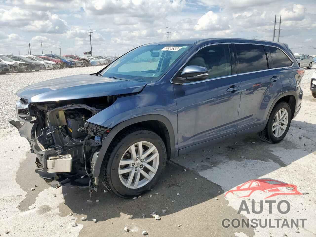 TOYOTA HIGHLANDER 2014 - 5TDZARFH1ES005685