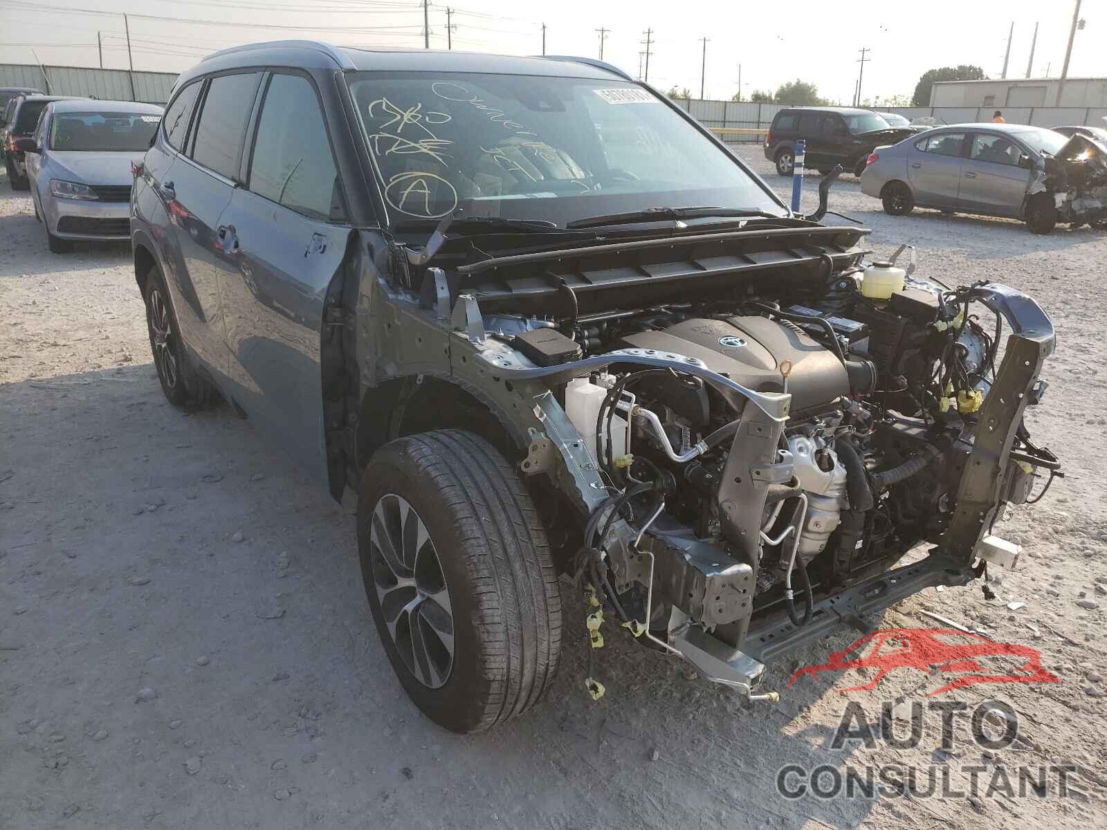 TOYOTA HIGHLANDER 2021 - 5TDGZRAH1MS063429