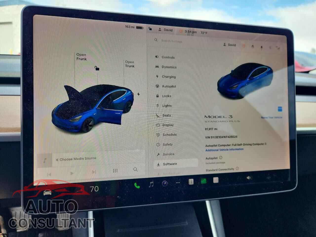 TESLA MODEL 3 2019 - 5YJ3E1EA1KF425026