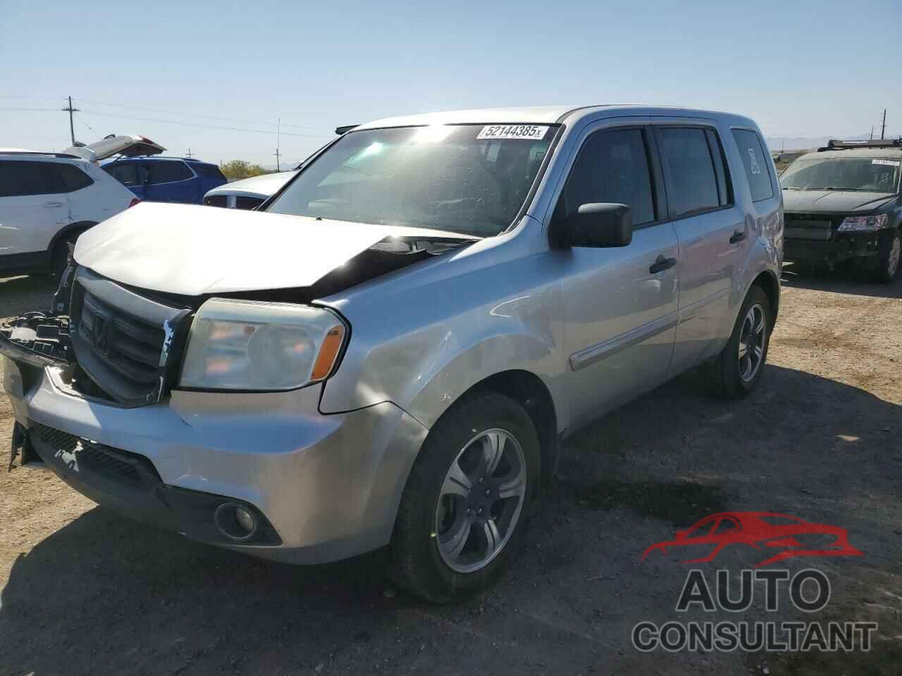 HONDA PILOT 2012 - 5FNYF4H46CB026799