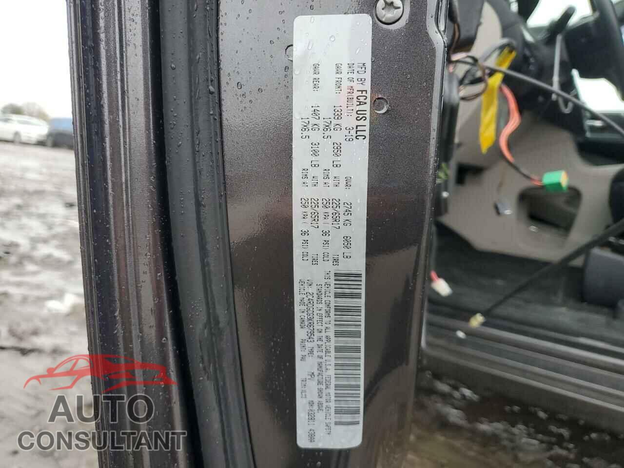 DODGE CARAVAN 2019 - 2C4RDGCG3KR679543