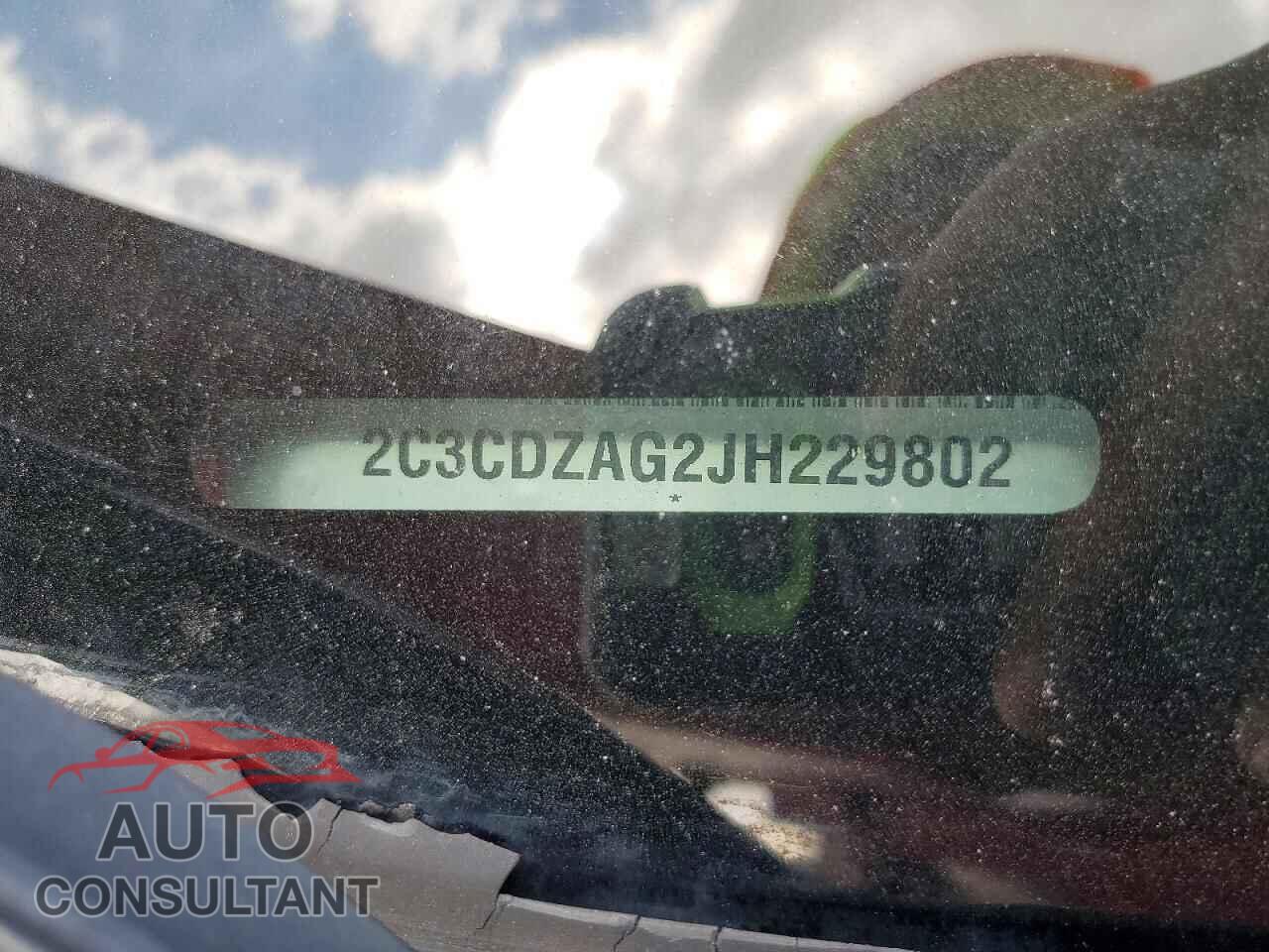 DODGE CHALLENGER 2018 - 2C3CDZAG2JH229802