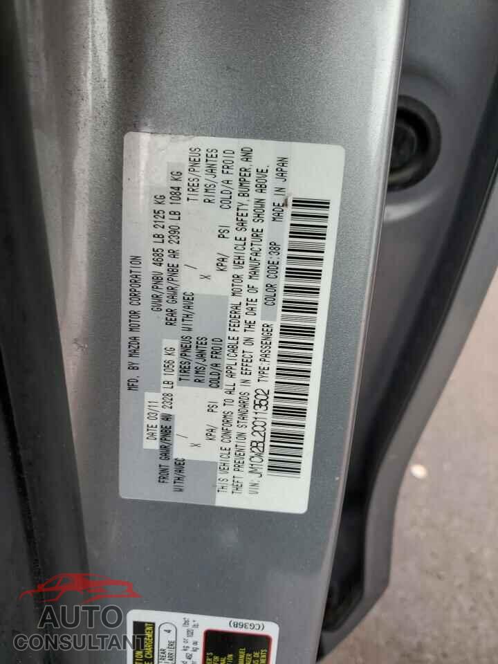 MAZDA 5 2012 - JM1CW2BL2C0113502