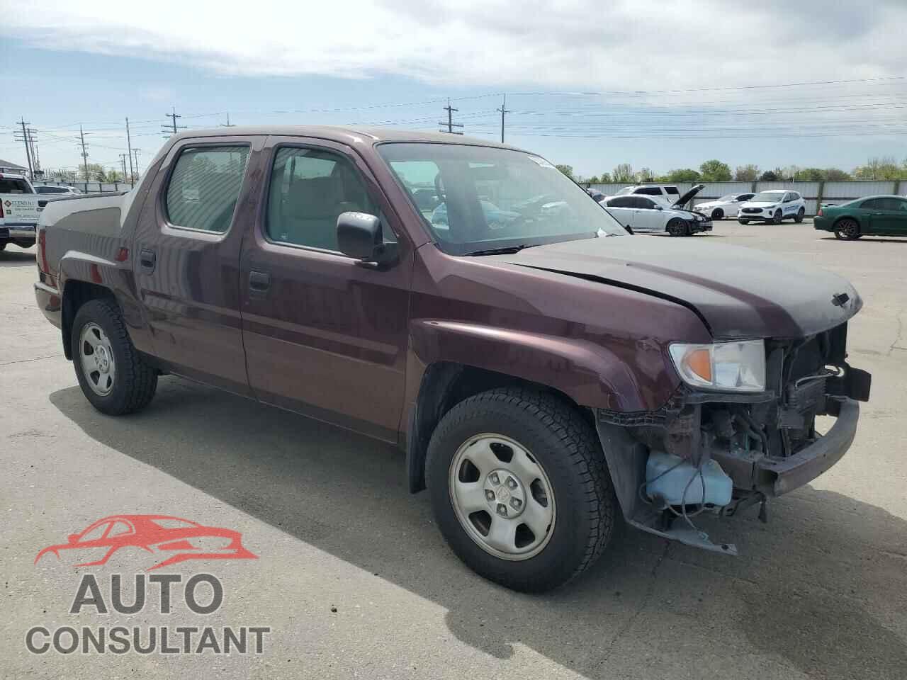 HONDA RIDGELINE 2011 - 5FPYK1F22BB009144