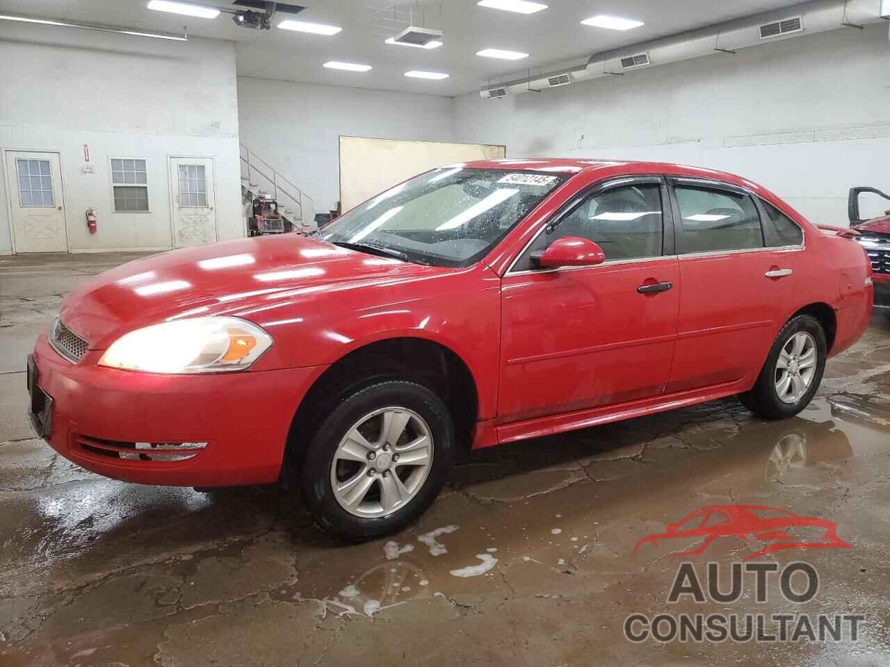 CHEVROLET IMPALA 2012 - 2G1WF5E3XC1219171