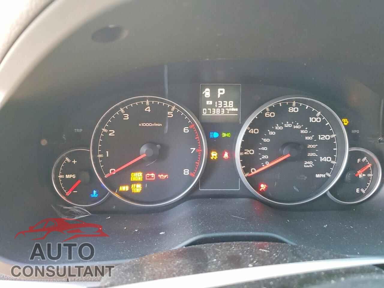 SUBARU OUTBACK 2013 - 4S4BRBCC1D3310643