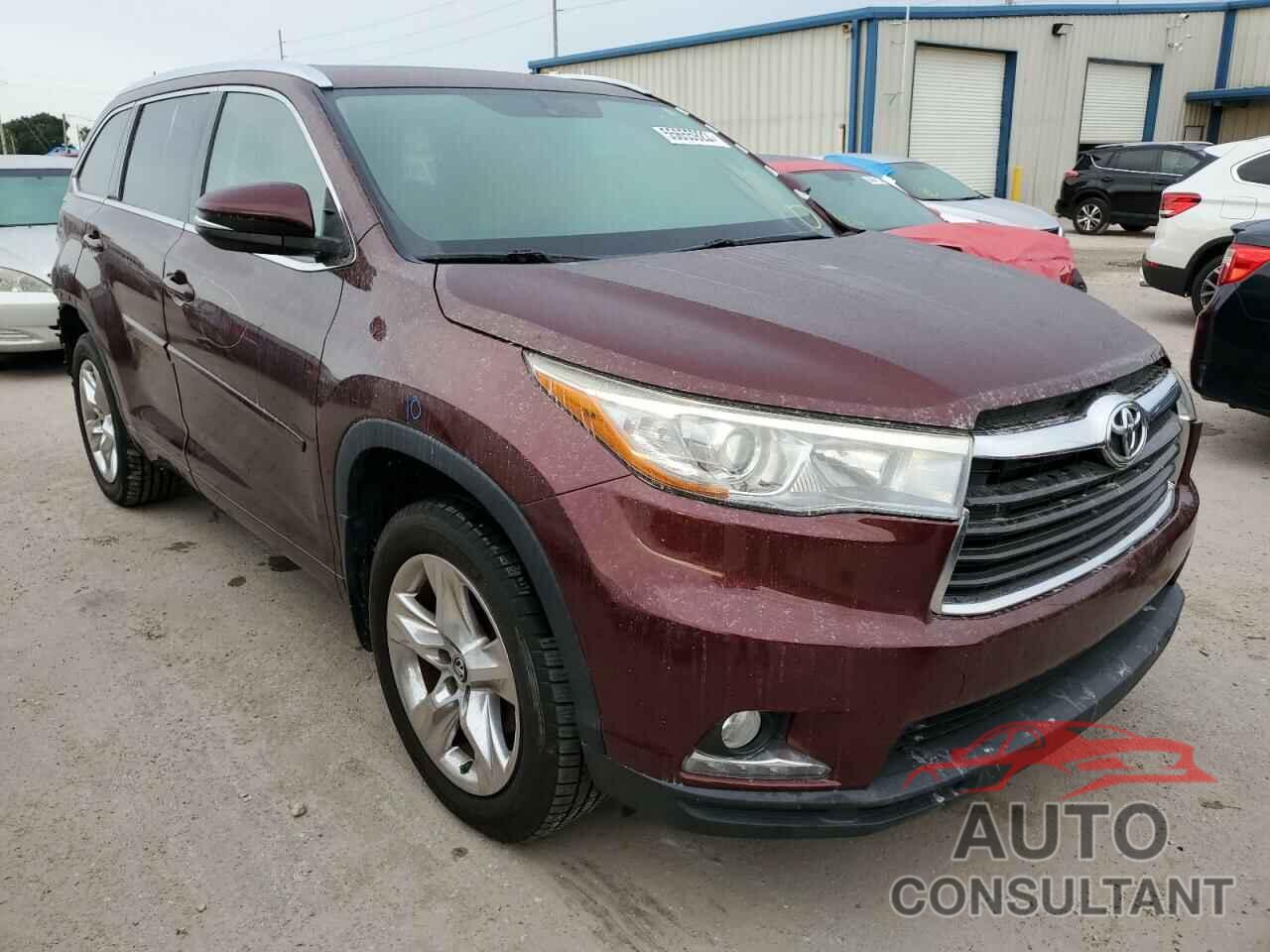 TOYOTA HIGHLANDER 2016 - 5TDDKRFH1GS239061