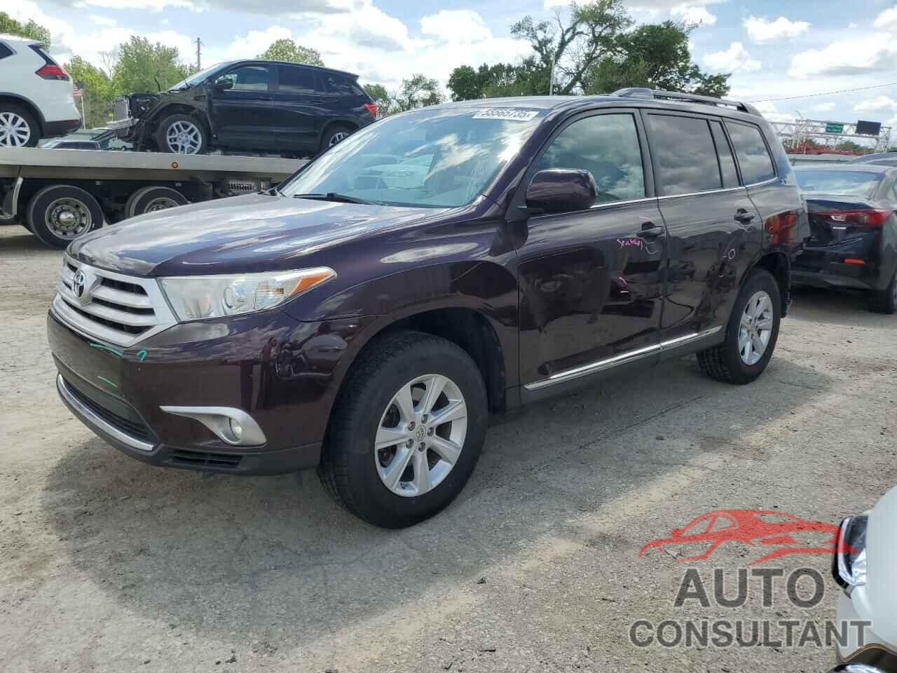 TOYOTA HIGHLANDER 2013 - 5TDBK3EH1DS269596
