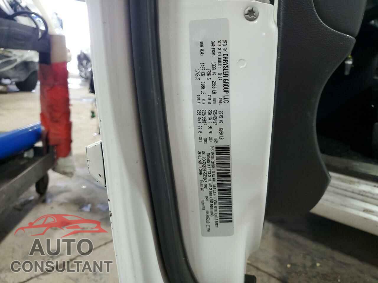DODGE CARAVAN 2015 - 2C4RDGBG3FR509142