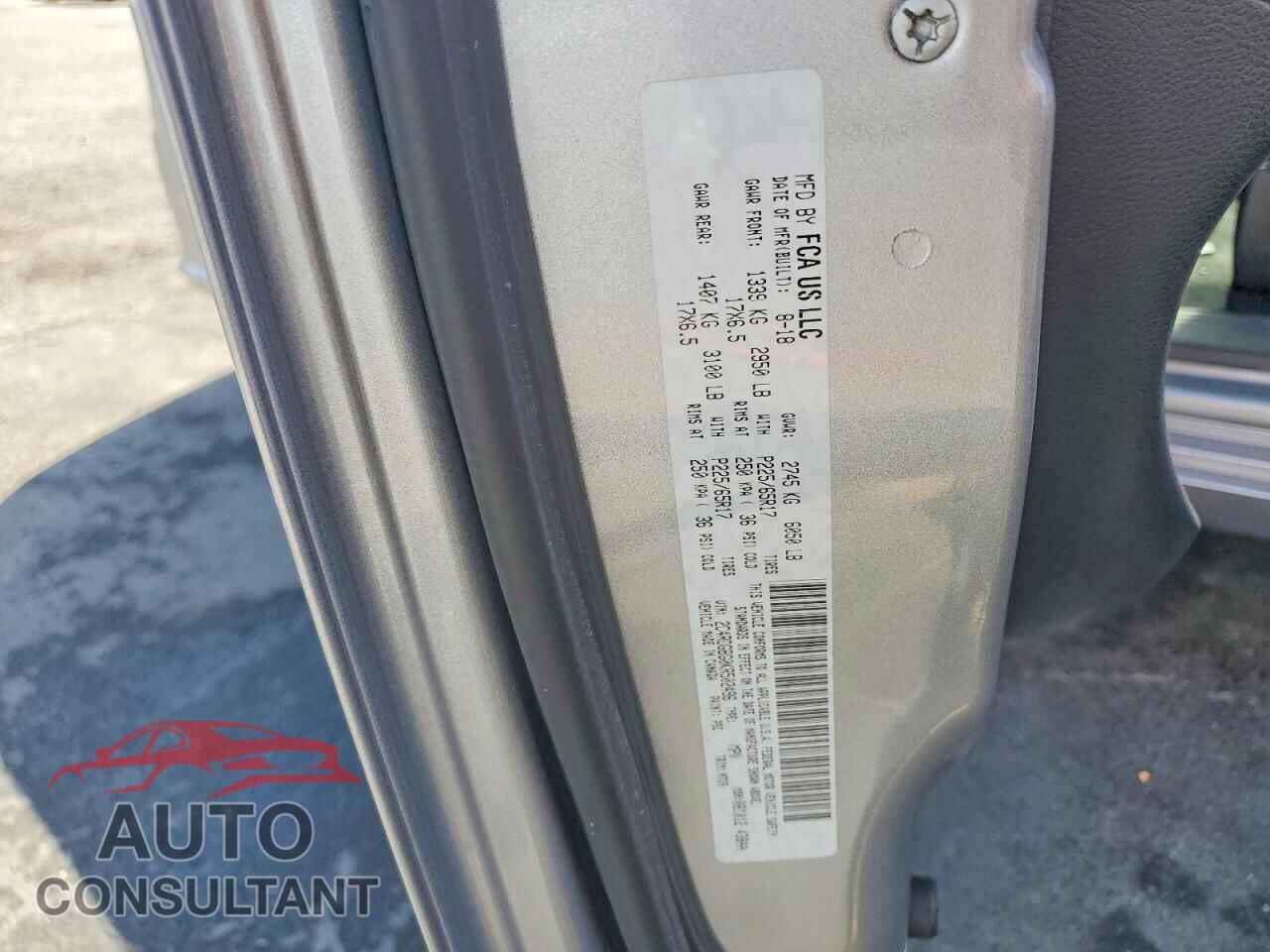 DODGE CARAVAN 2019 - 2C4RDGBG0KR502496