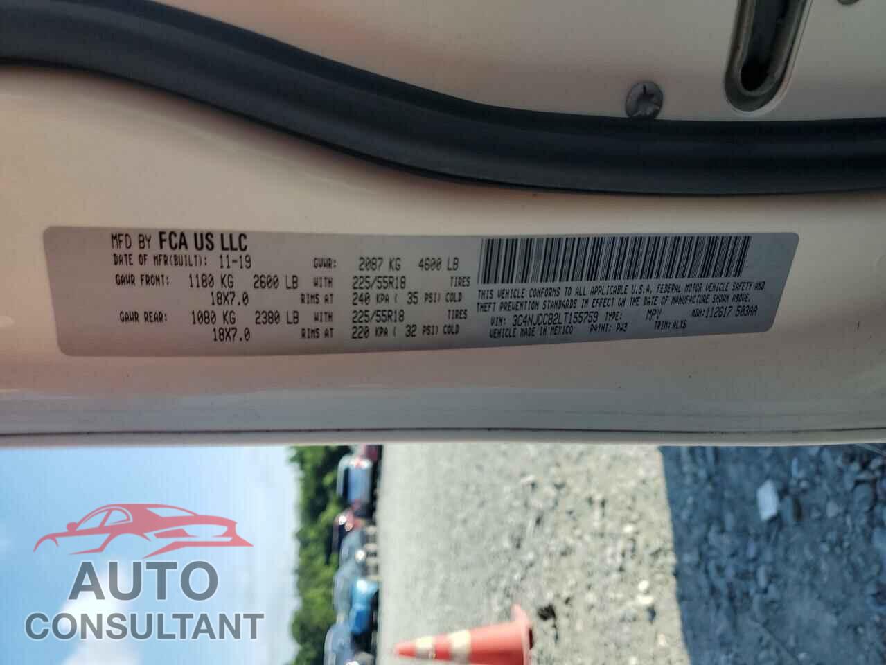 JEEP COMPASS 2020 - 3C4NJDCB2LT155759