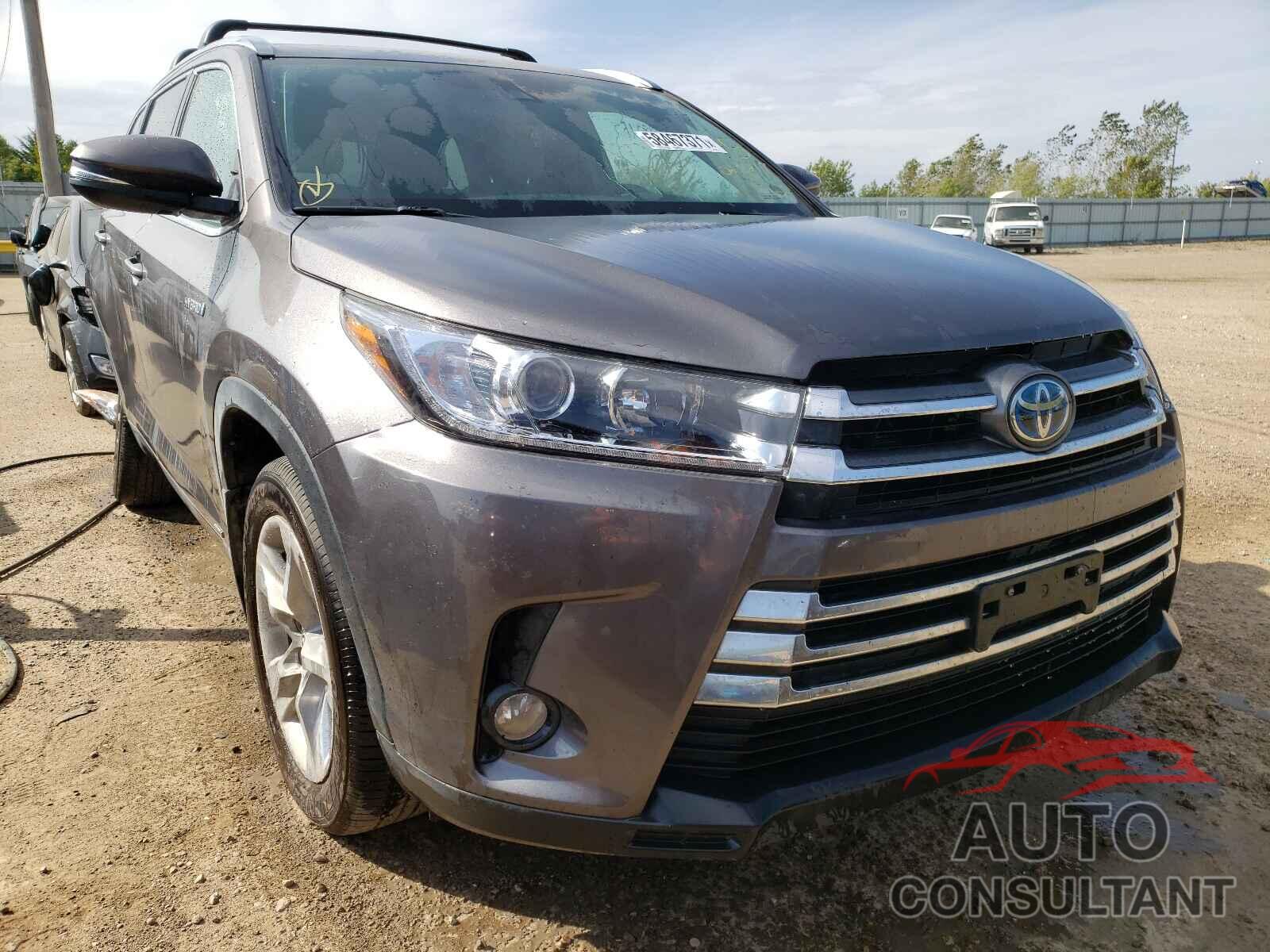 TOYOTA HIGHLANDER 2017 - 5TDDGRFH5HS027217