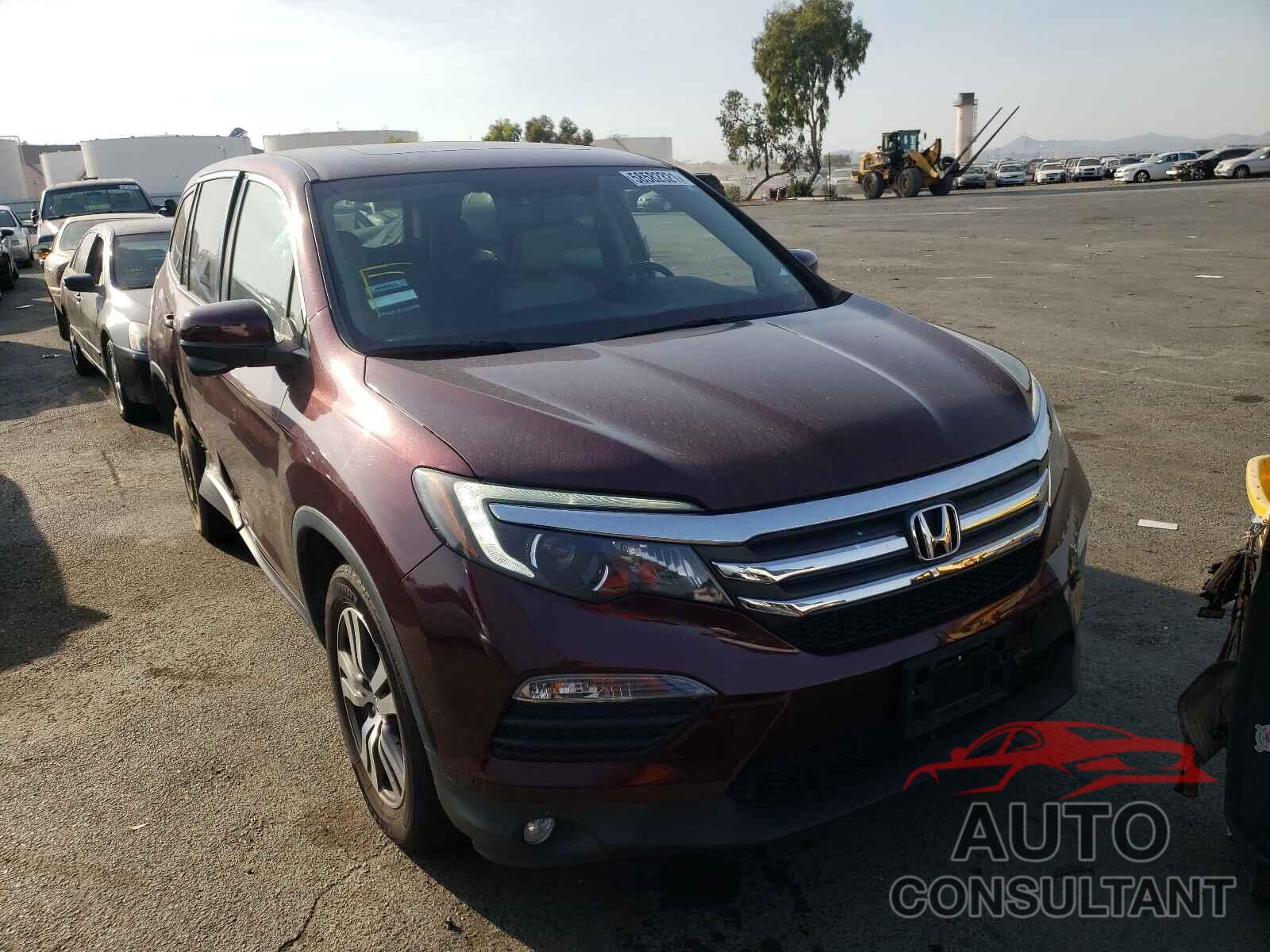 HONDA PILOT 2016 - 5FNYF6H76GB109807
