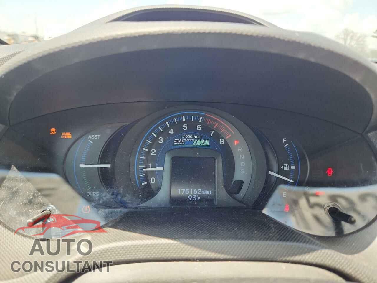HONDA INSIGHT 2013 - JHMZE2H75DS001773