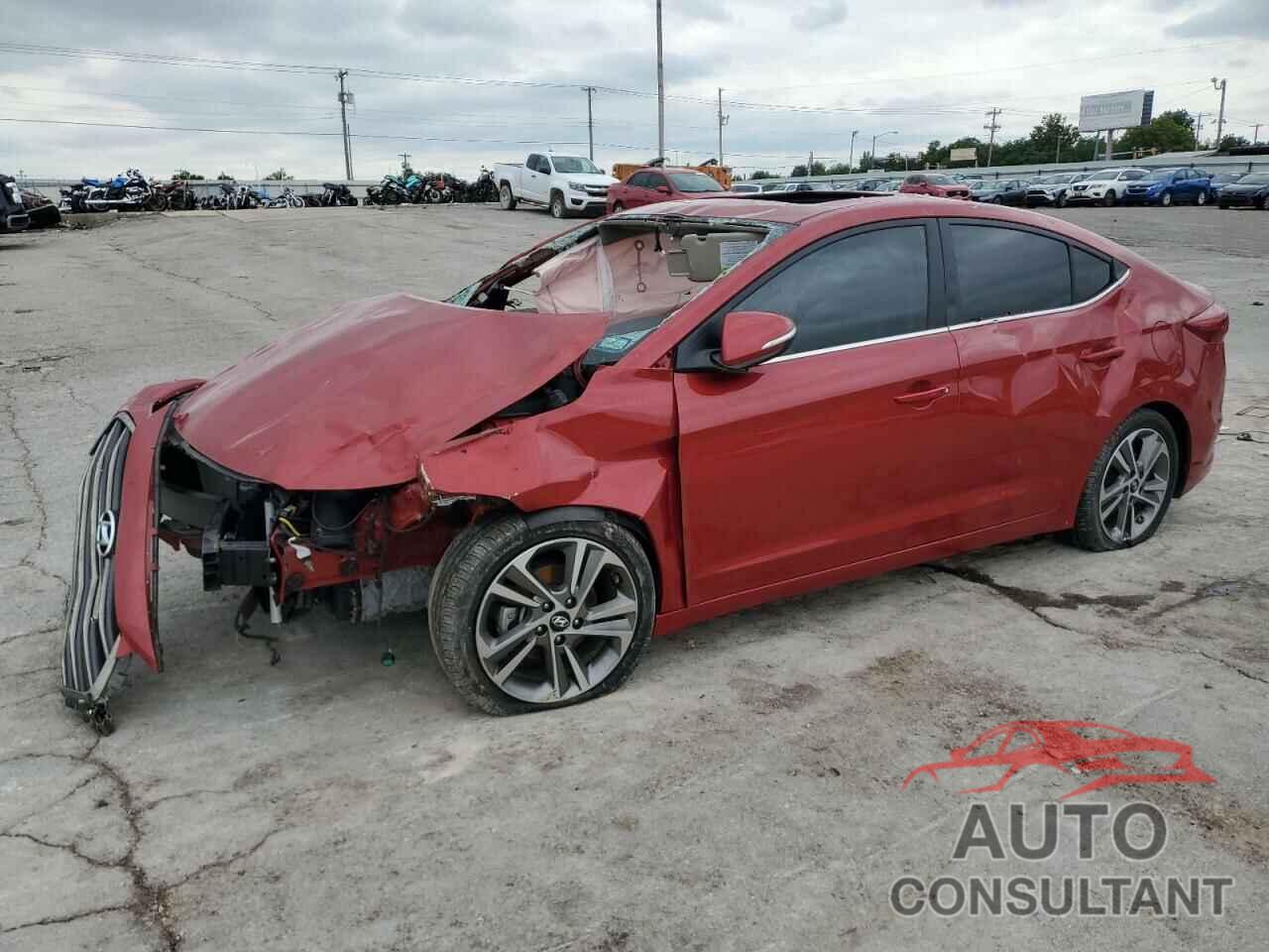HYUNDAI ELANTRA 2018 - 5NPD84LF4JH295058