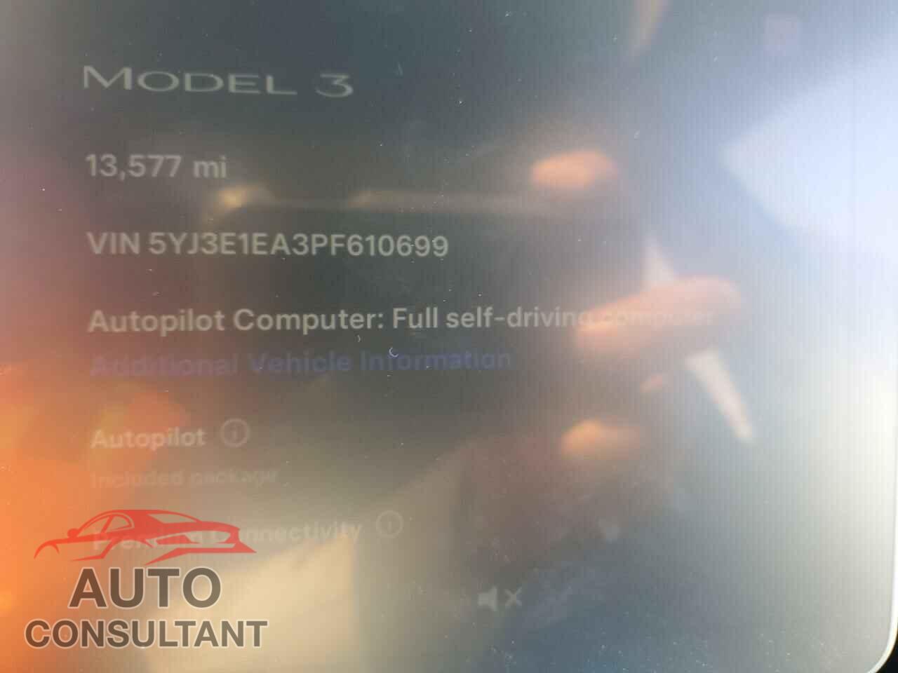 TESLA MODEL 3 2023 - 5YJ3E1EA3PF610699
