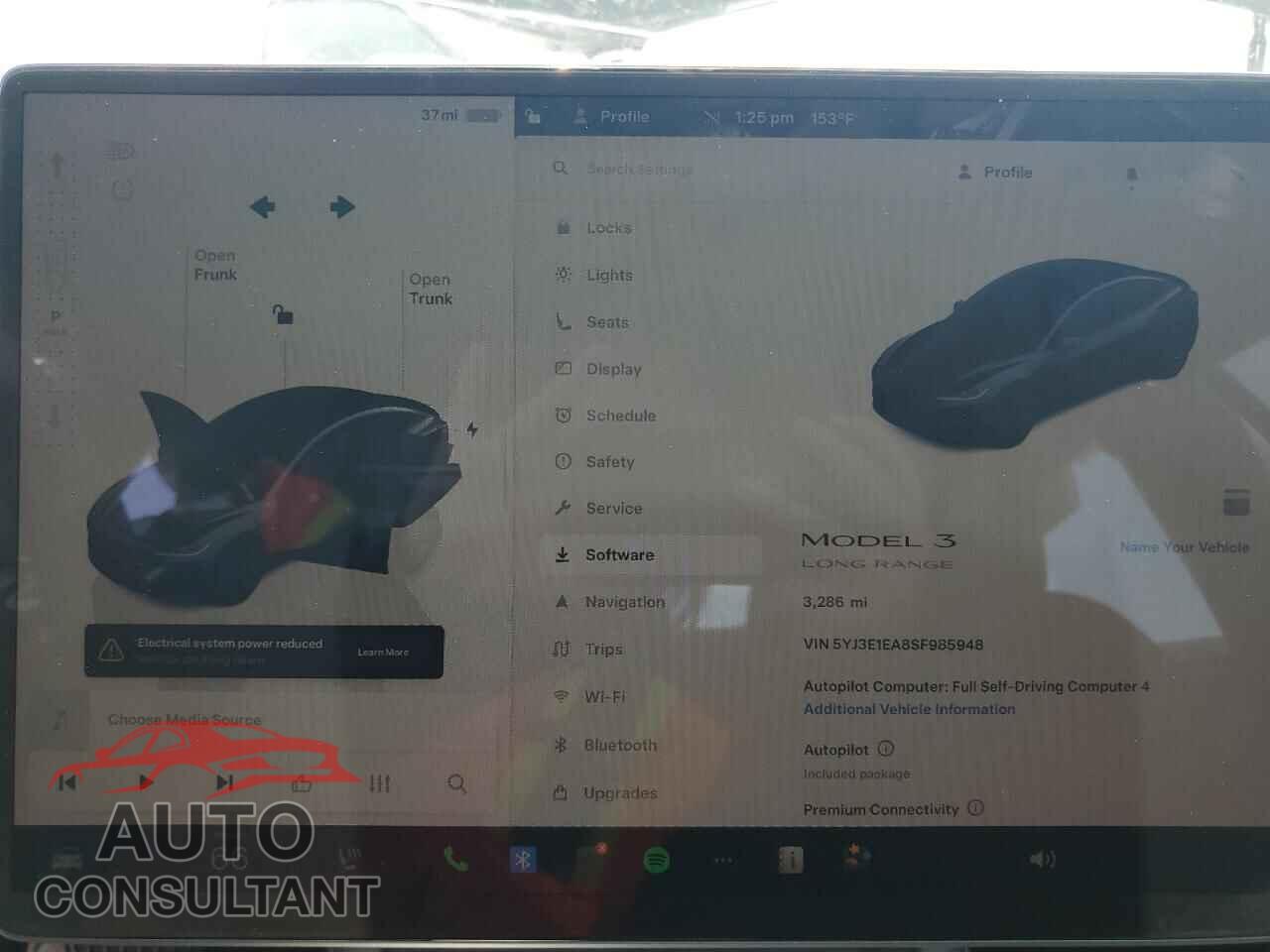 TESLA MODEL 3 2025 - 5YJ3E1EA8SF985948