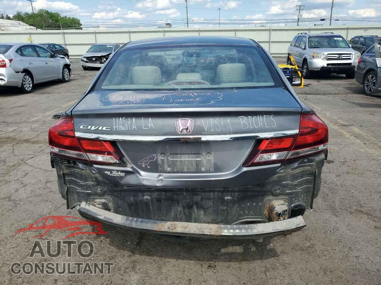HONDA CIVIC 2013 - 19XFB2F58DE223869