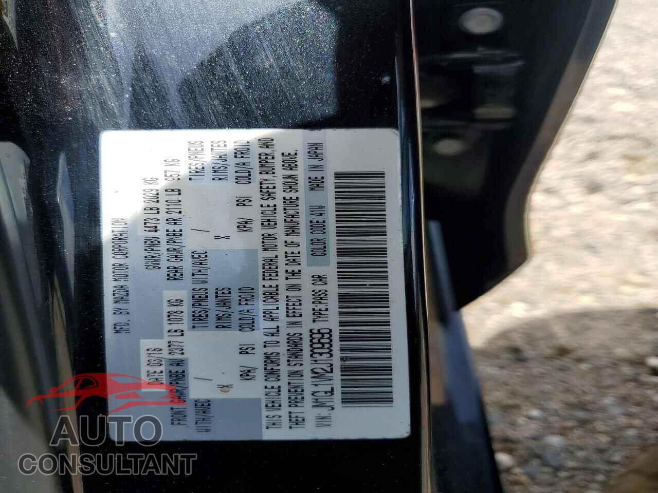 MAZDA 6 2018 - JM1GL1VM2J1309696