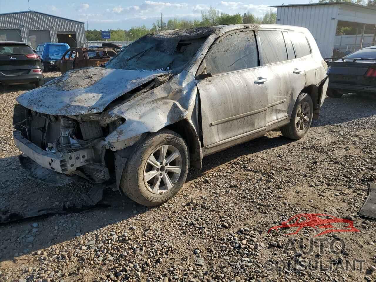 TOYOTA HIGHLANDER 2012 - 5TDZK3EH8CS062846