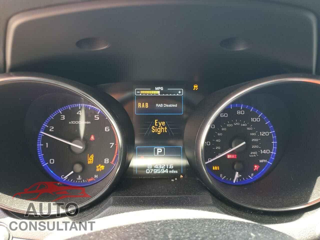 SUBARU OUTBACK 2017 - 4S4BSANC9H3208542