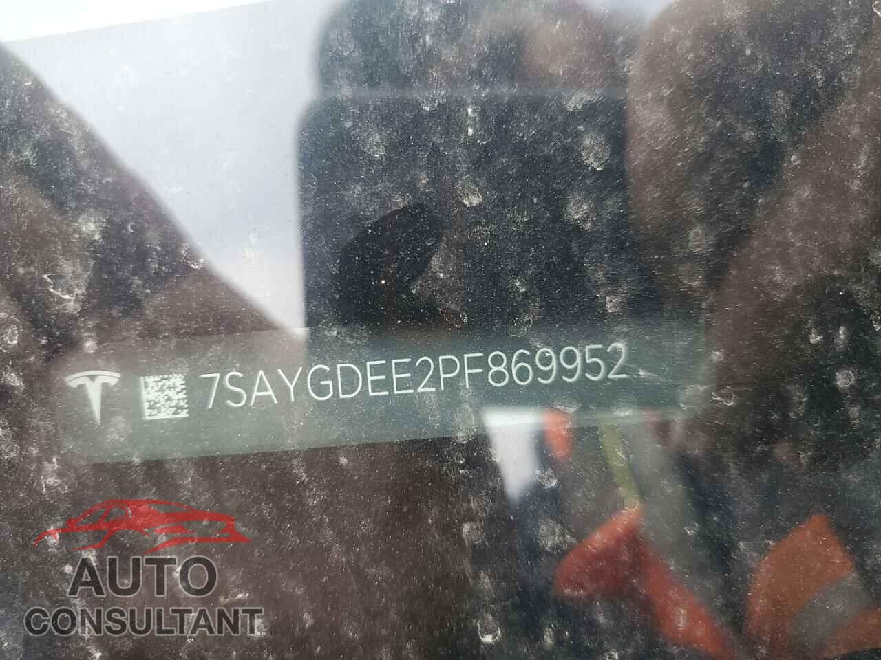 TESLA MODEL Y 2023 - 7SAYGDEE2PF869952