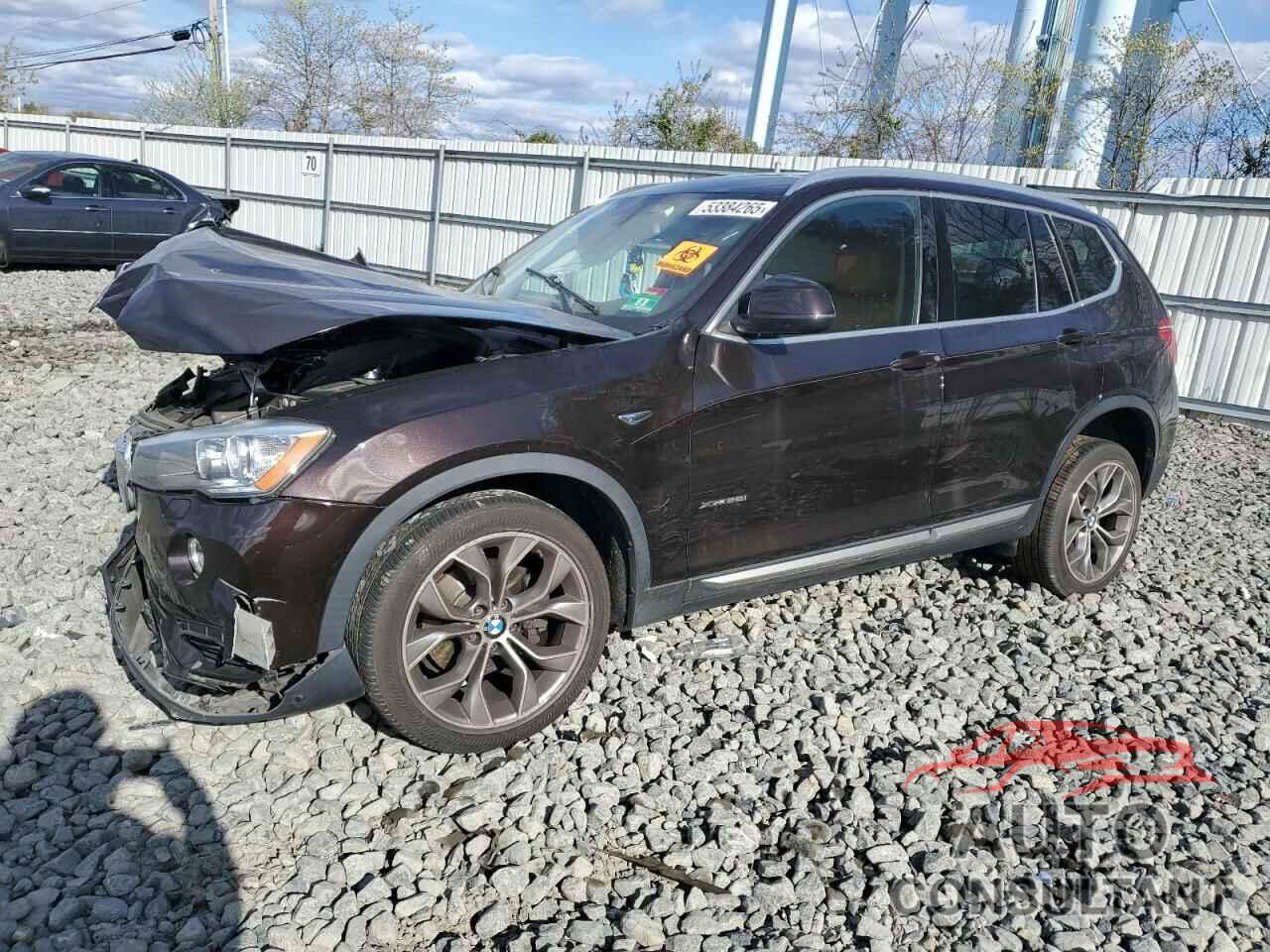 BMW X3 2016 - 5UXWX9C50G0D78784