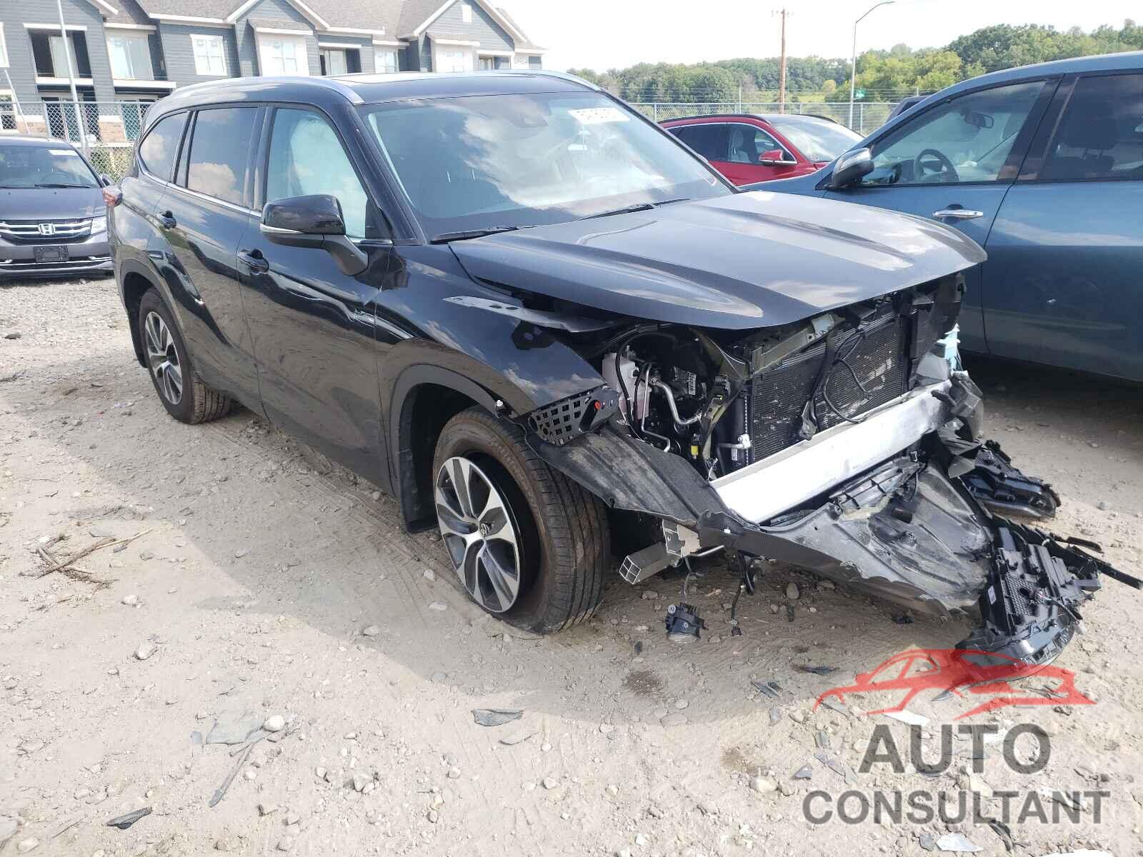 TOYOTA HIGHLANDER 2021 - 5TDHZRBH8MS077038