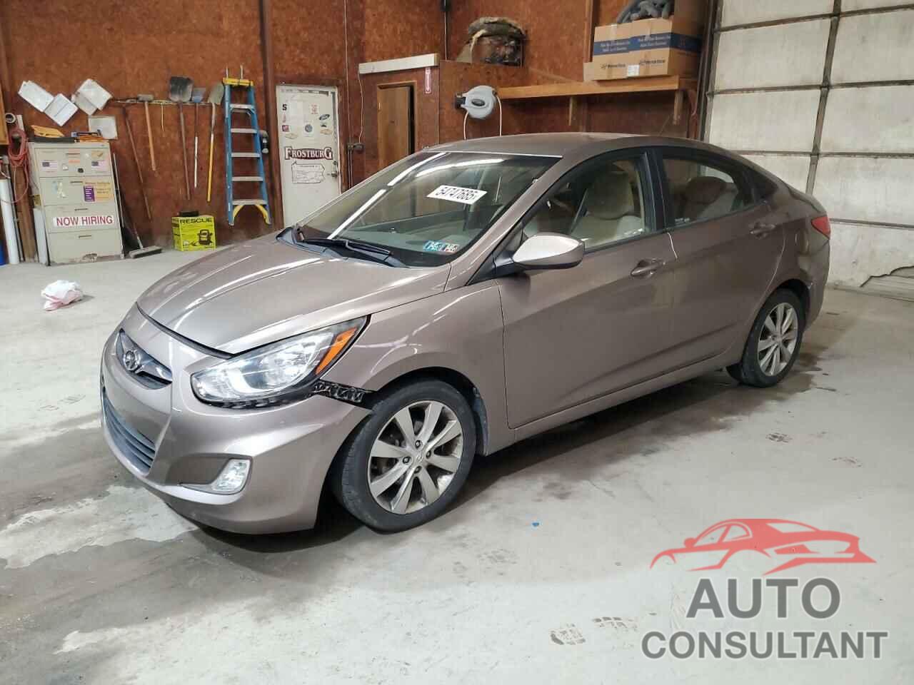 HYUNDAI ACCENT 2013 - KMHCU4AE6DU278625