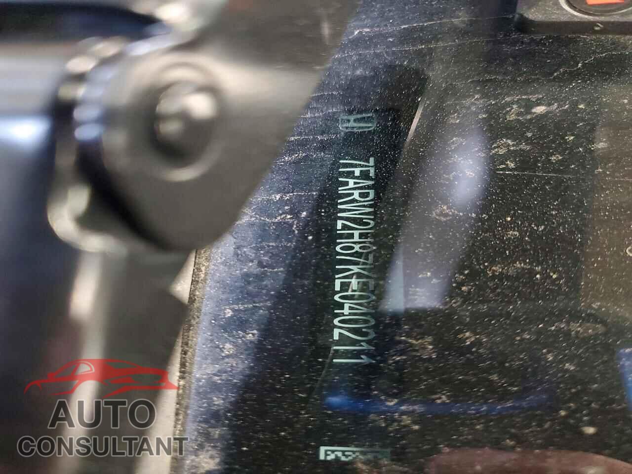 HONDA CRV 2019 - 7FARW2H87KE040211