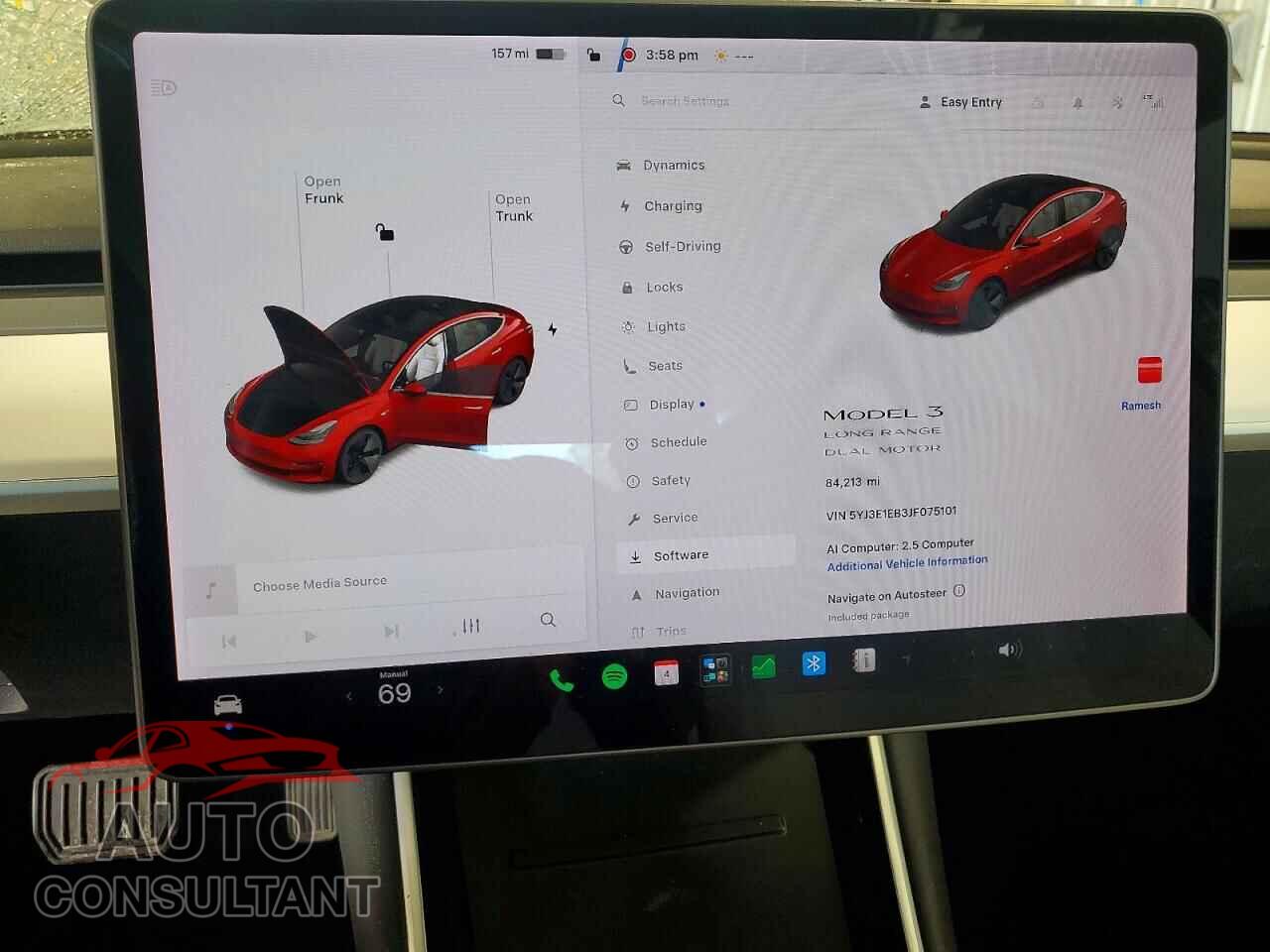 TESLA MODEL 3 2018 - 5YJ3E1EB3JF075101
