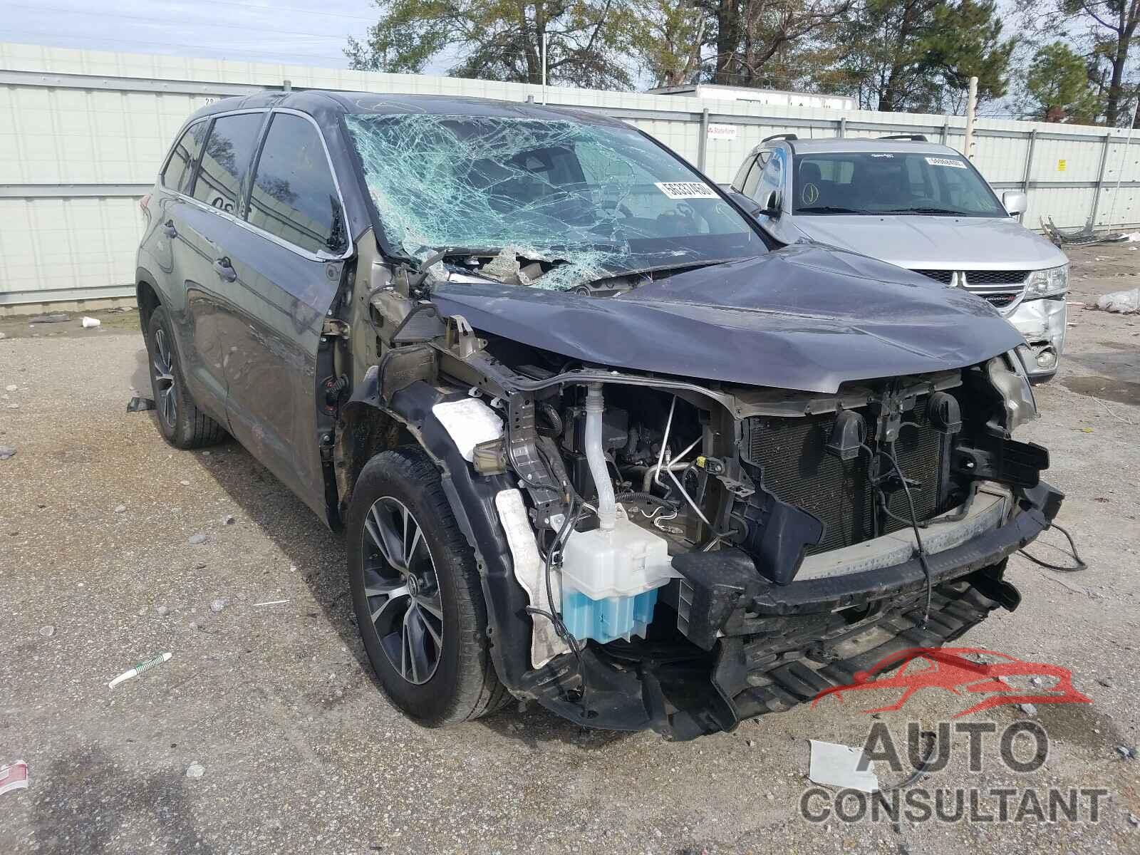 TOYOTA HIGHLANDER 2017 - 5TDZZRFH3HS213533